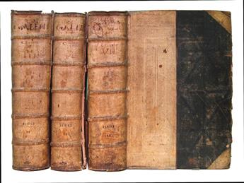 GALENUS, CLAUDIUS. Omnia, quae extant.  12 parts in 3 volumes.  1561-62